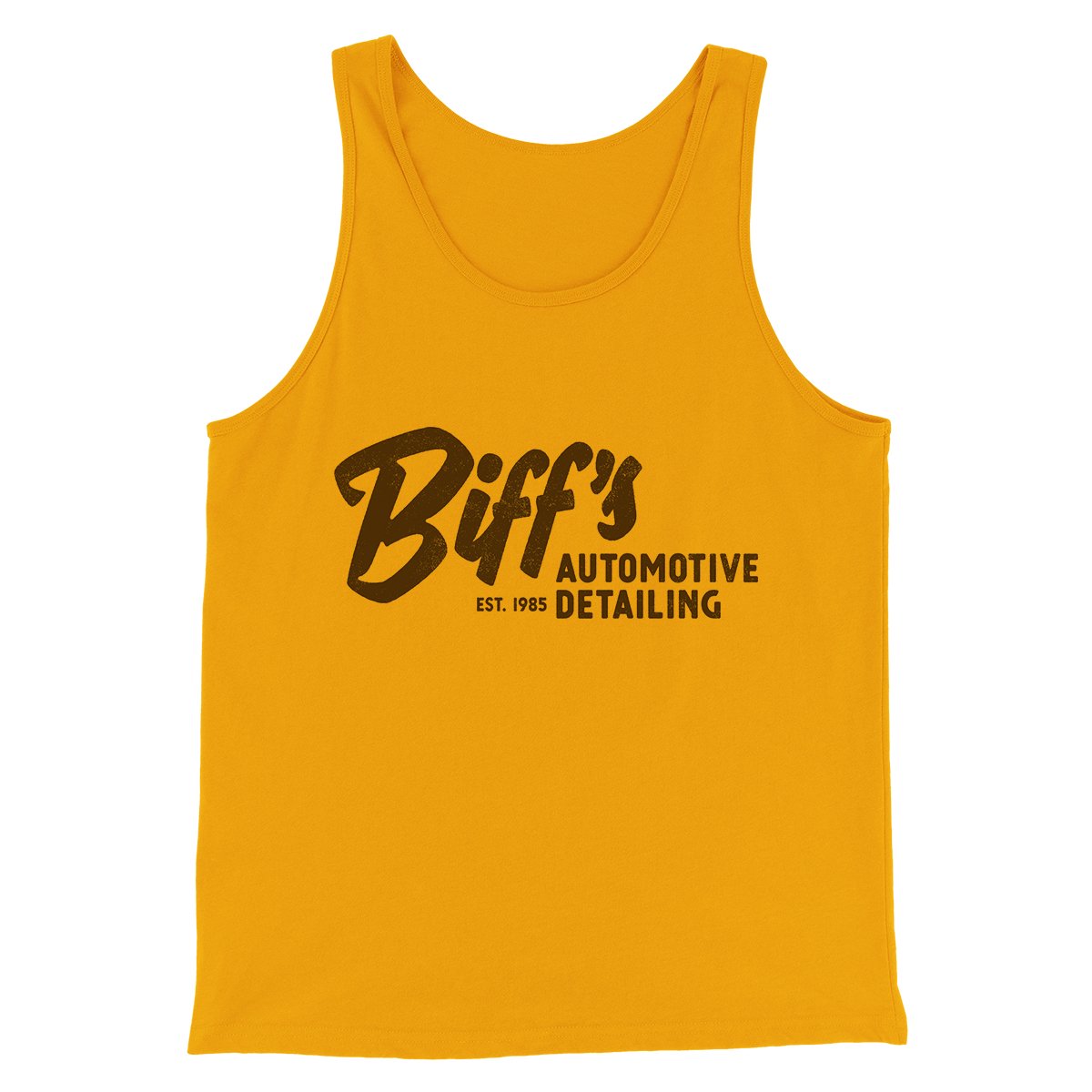 Biff's Auto Detailing Funny Movie Men/Unisex Tank Top