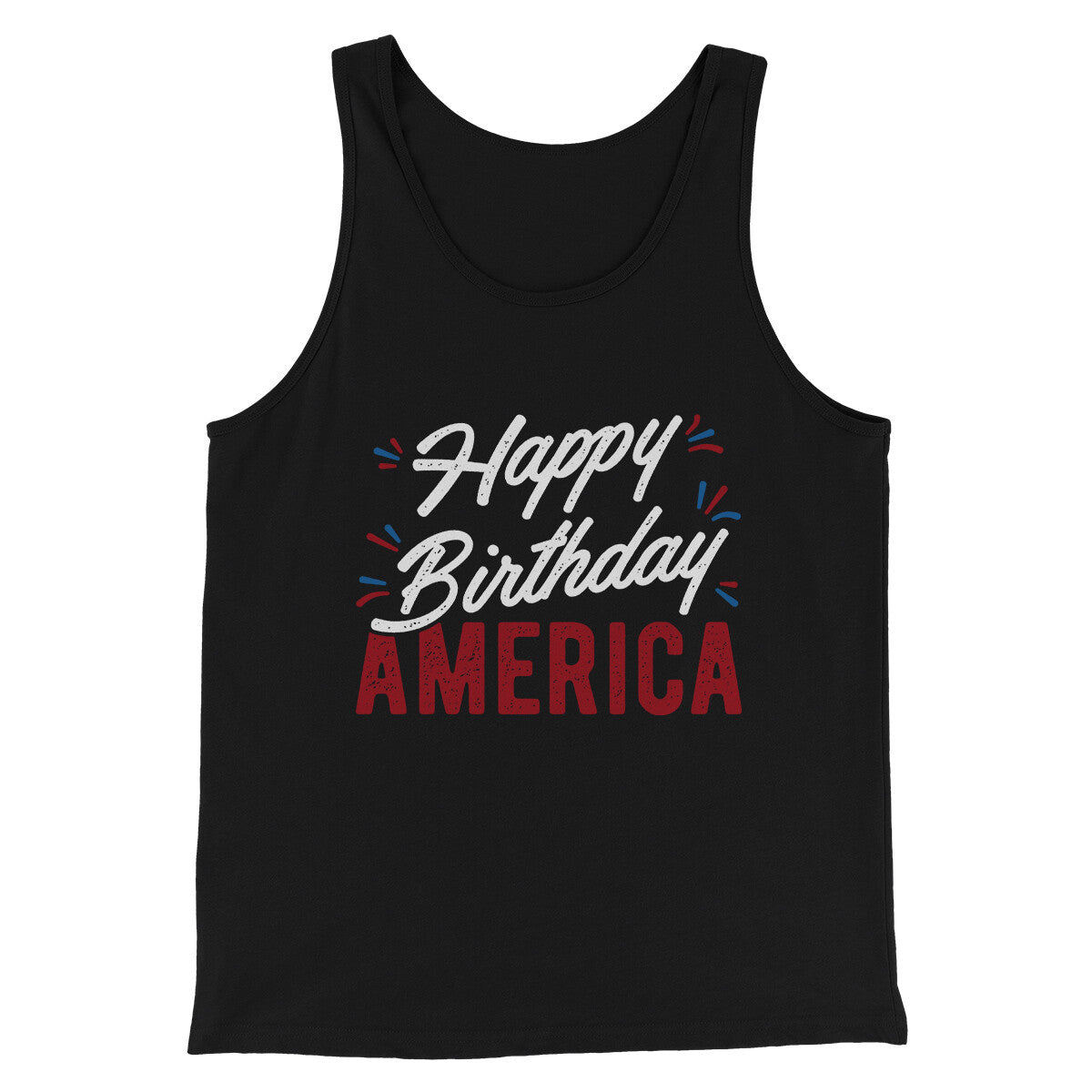 Happy Birthday America Men/Unisex Tank Top