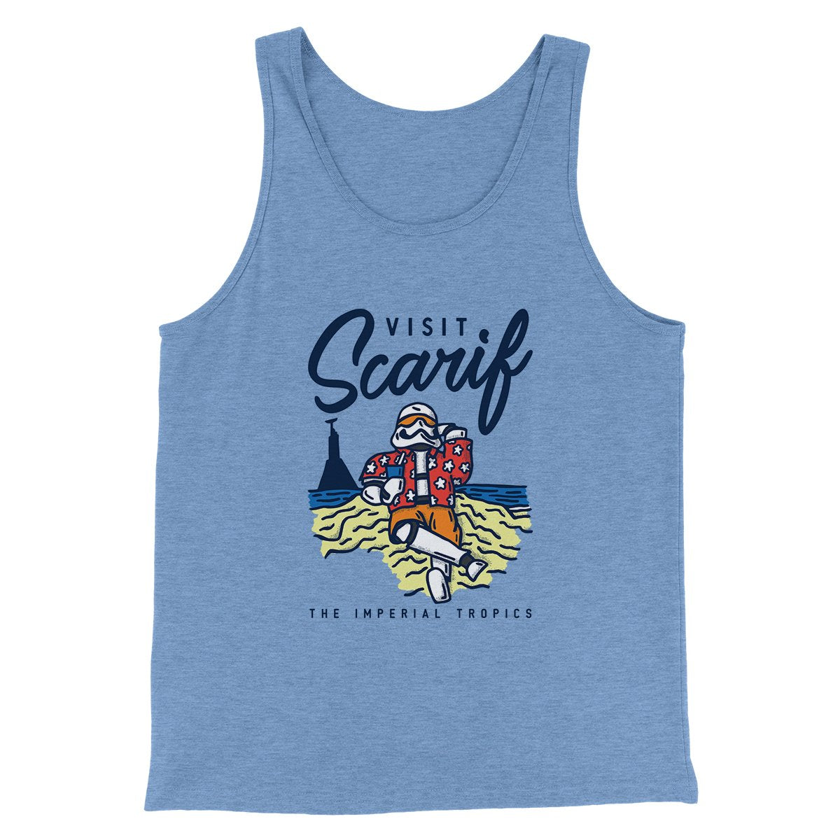 Visit Scarif Funny Movie Men/Unisex Tank Top