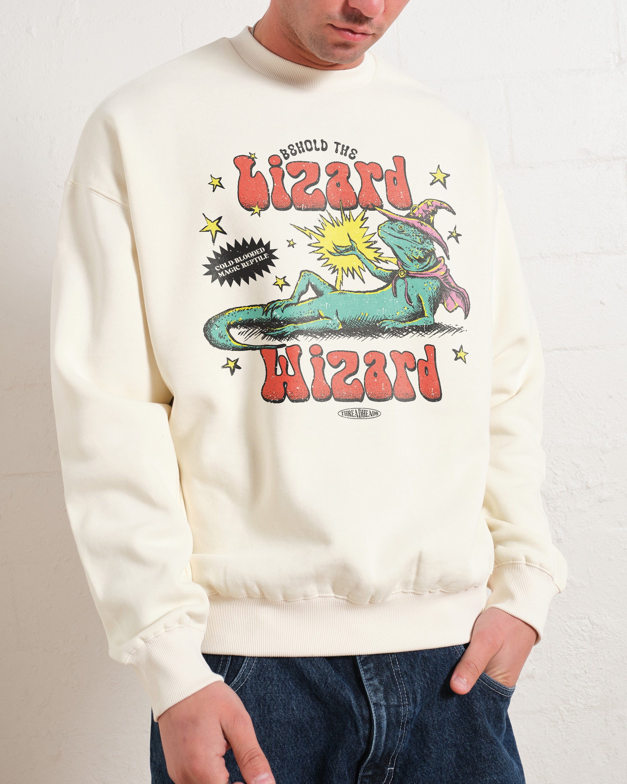 Lizard Wizard Unisex Sweatshirt - Premium 340gsm Cotton Poly Blend