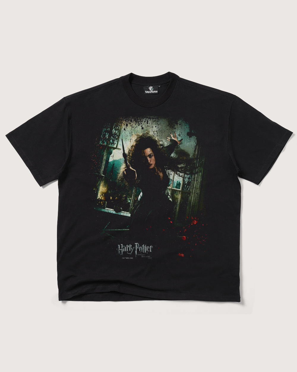 Bellatrix Oversized Tee Harry Potter Graphic T-Shirt Unisex 100% Cotton