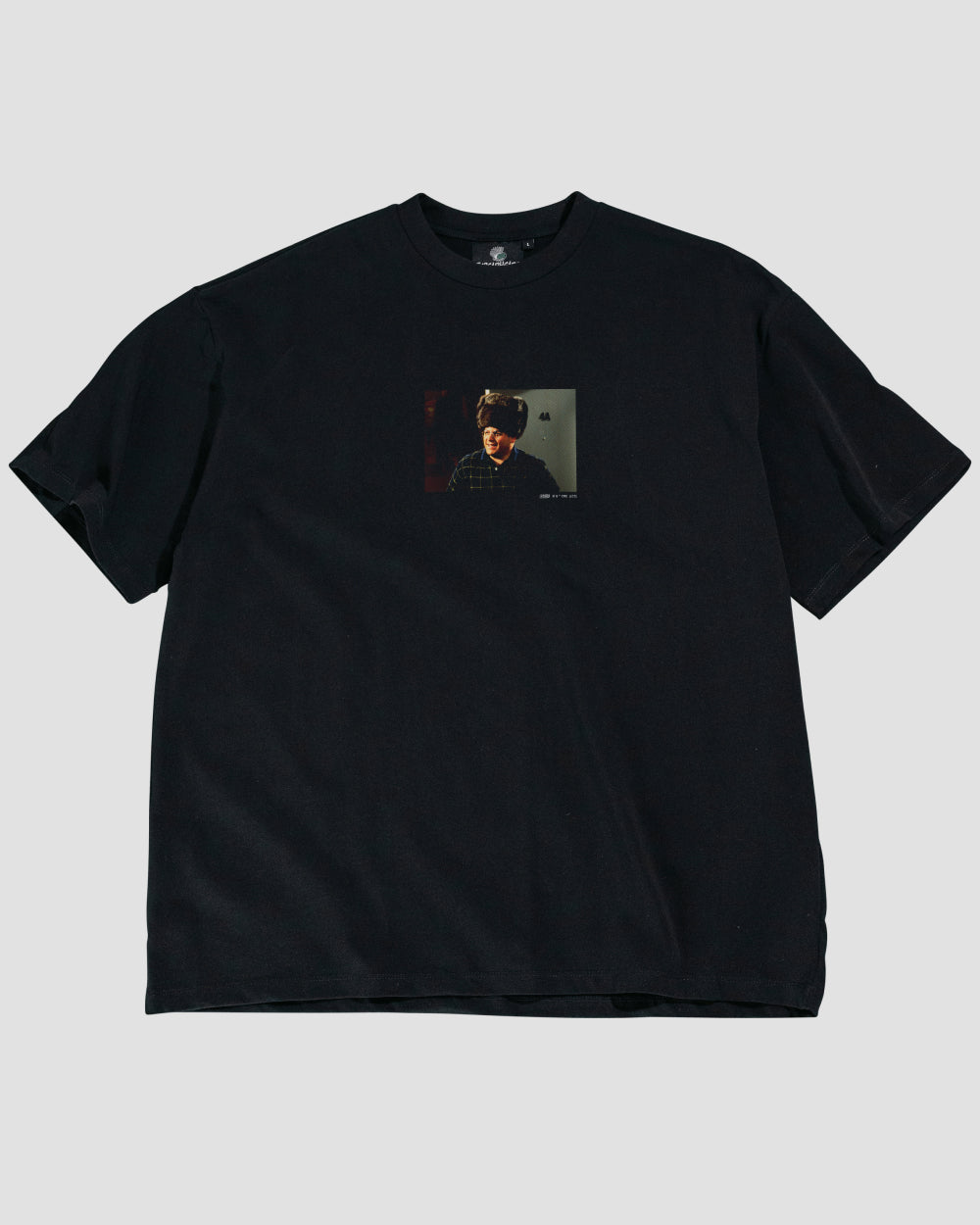 George’s Sable Hat Oversized Graphic Tee - Seinfeld Collab, 100% Combed Cotton, Unisex