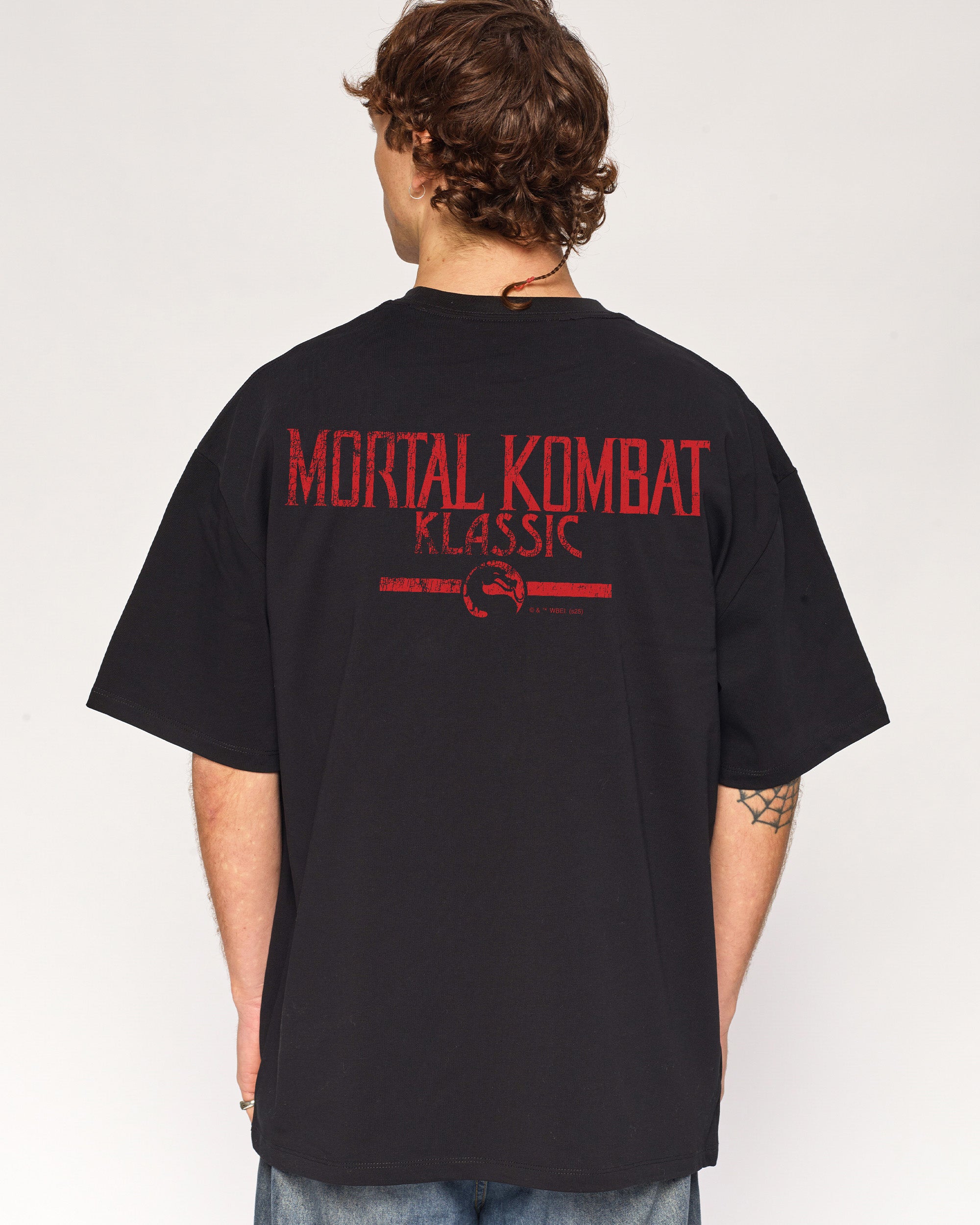 Goro Mortal Kombat Oversized Graphic Tee - 90s Boxy Fit Heavyweight Cotton