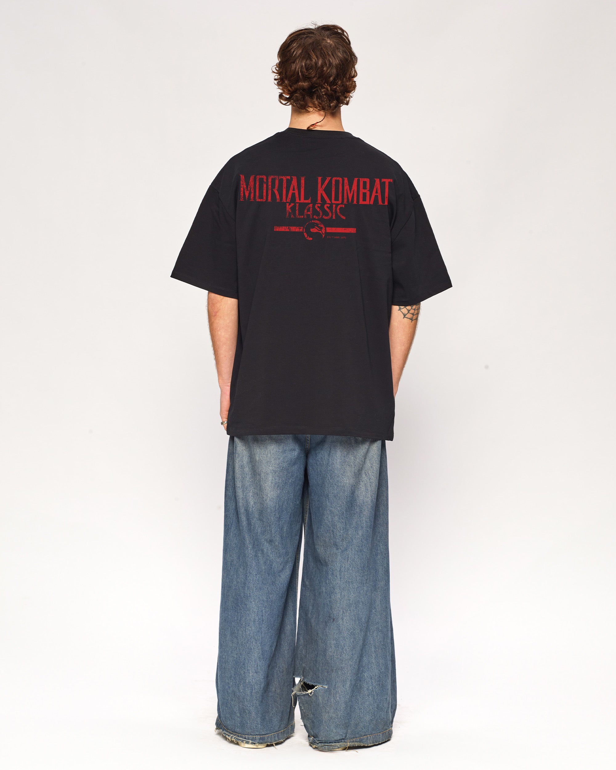 Goro Mortal Kombat Oversized Graphic Tee - 90s Boxy Fit Heavyweight Cotton
