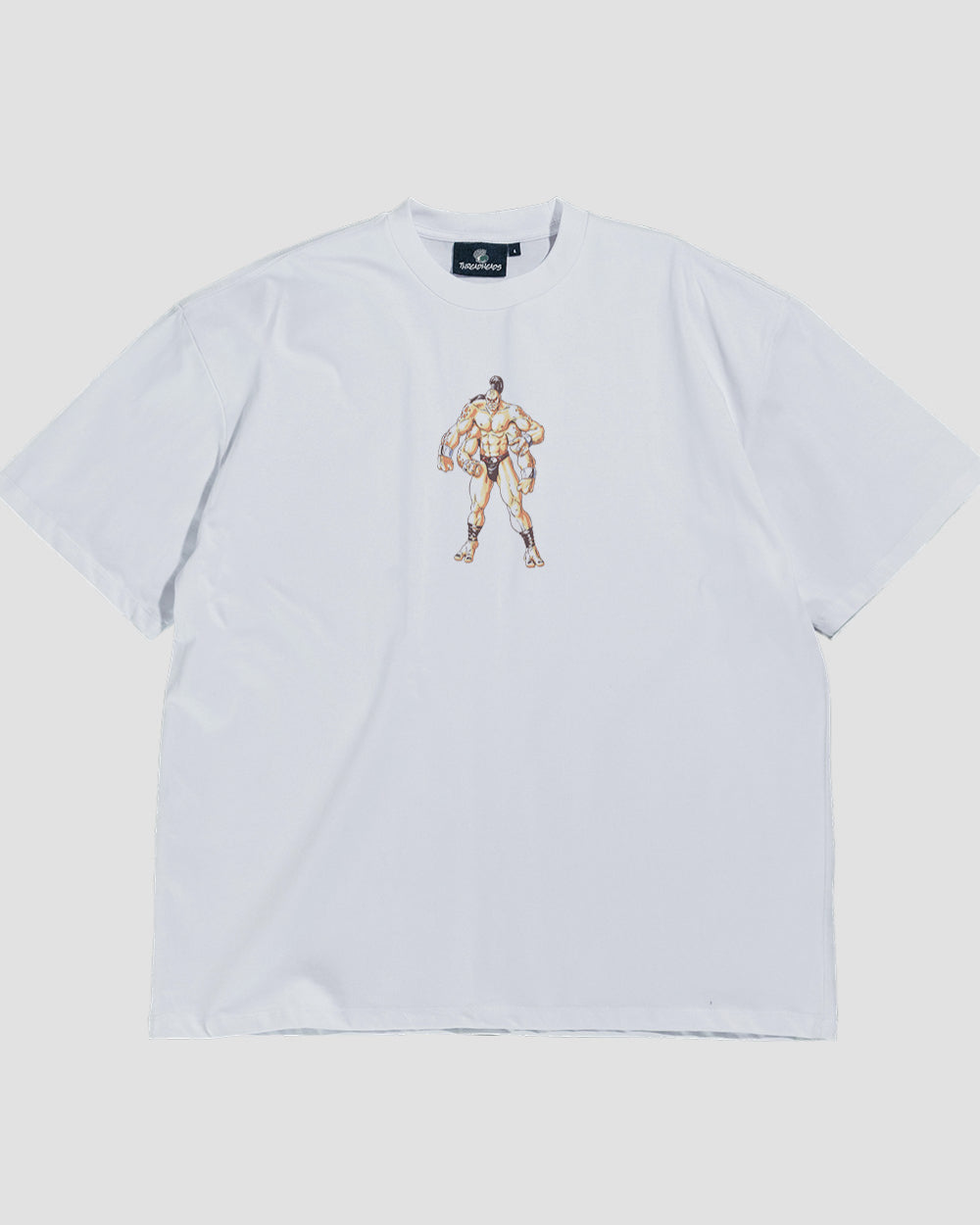 Goro Mortal Kombat Oversized Graphic Tee - 90s Boxy Fit Heavyweight Cotton