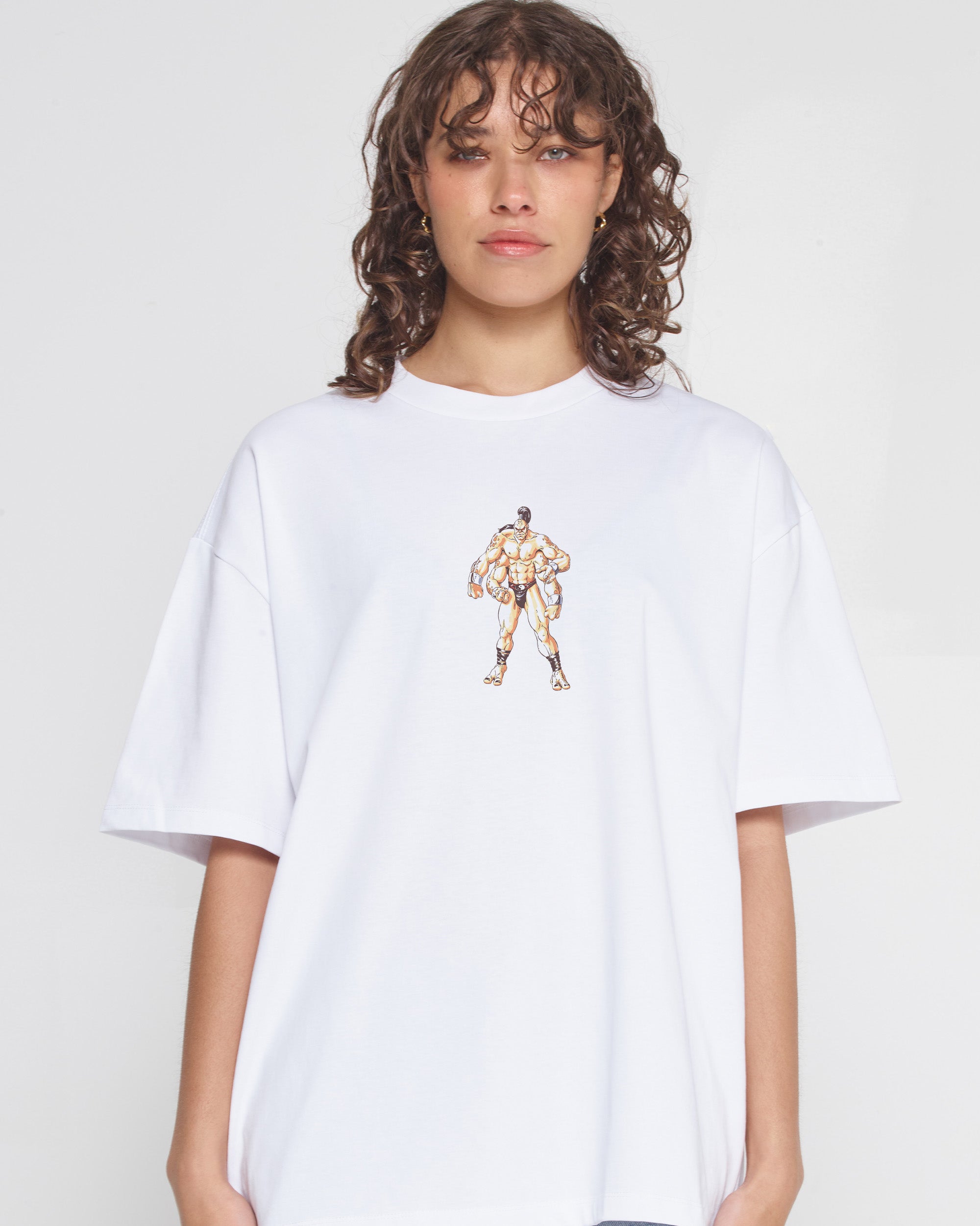 Goro Mortal Kombat Oversized Graphic Tee - 90s Boxy Fit Heavyweight Cotton