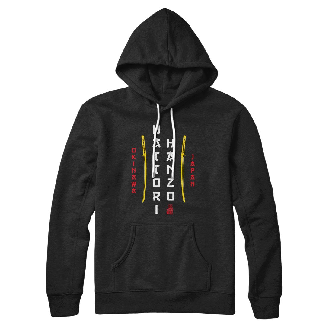 Hattori Hanzo Unisex Hoodie - Cotton Polyester Pullover with Kangaroo Pocket