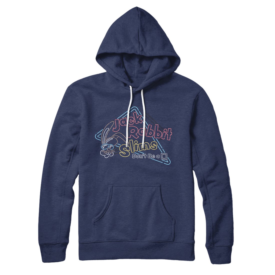 Jack Rabbit Slims Unisex Pullover Hoodie - Cotton Polyester Loose Fit Kangaroo Pocket
