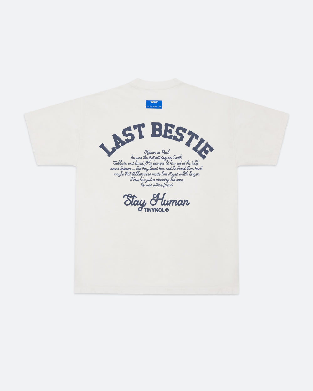 Last Bestie Tee - 100% Combed Cotton Slightly Oversized Unisex T-Shirt